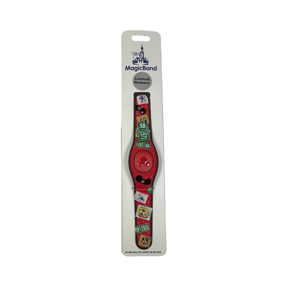 Disney Parks Walt Disney 50th Vault Collection Red Link It Later Magic Band - Picture 1 of 1